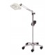 Lámpara de Wood con pie rodable en aluminio o PVC - luz negra - ultravioleta de diagnóstico