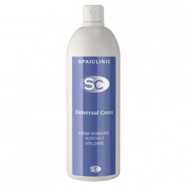 Universal Crem, 1000 ml, crema de masaje con aceite de almendras y dosificador (SC-502UC)