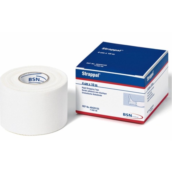 12 Cerotti Sixtus Strappal BSN – Taping Sportivo Calcio 5x14 Cm (Bendaggio Adesivo)