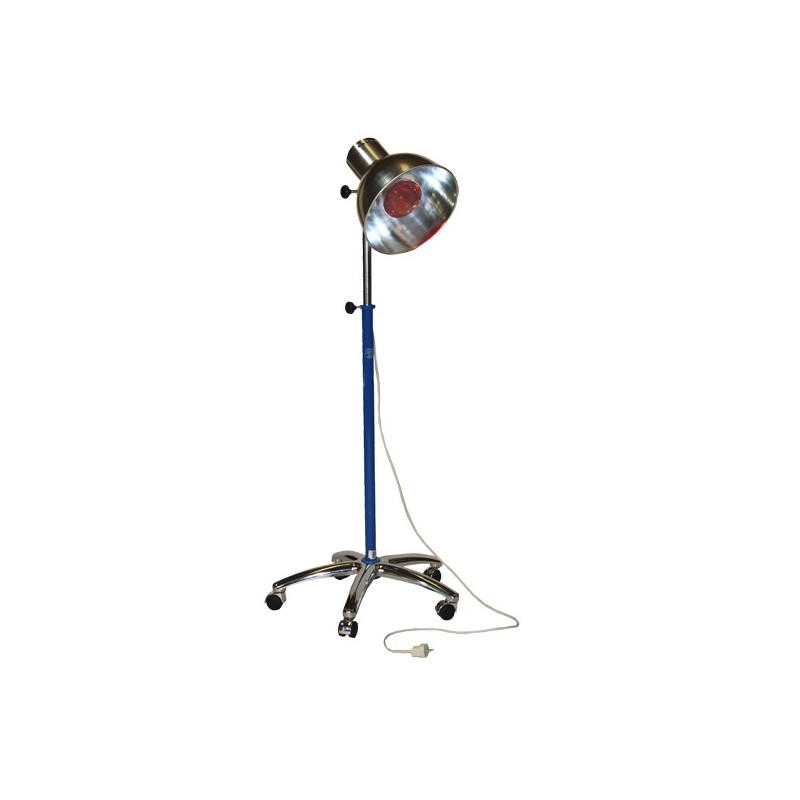Lámpara de infrarrojos con peana de 5 ruedas - Logarsalud