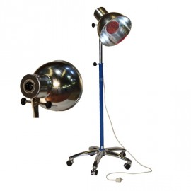 Lámpara de infrarrojos con peana de 5 ruedas con temporizador