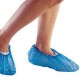 Cubrezapatos desechable plástico en color azul Gofrado 100 Unidades (UNI-09019)