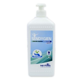 Jabón desinfectante de manos SENDYGIEN 1 litro con dosificador (NET-00507)