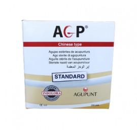 Aguja AGP STANDARD 200ud (mango cobre envase papel individual)