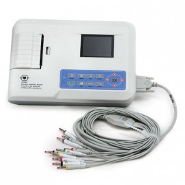 Electrocardiógrafo Portátil de 3 canales con Impresora térmica ECG300G