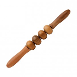 Rodillo de madera con 4 bolas rodables